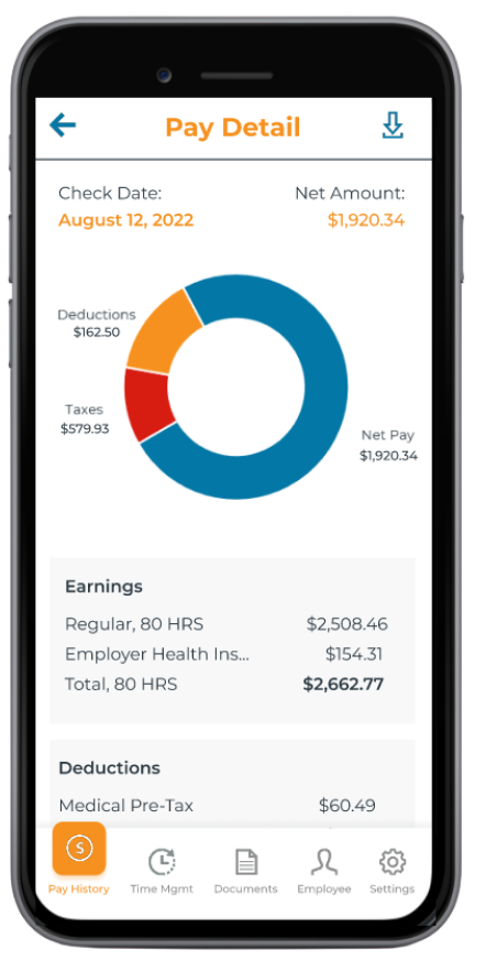 Payentry App Screen