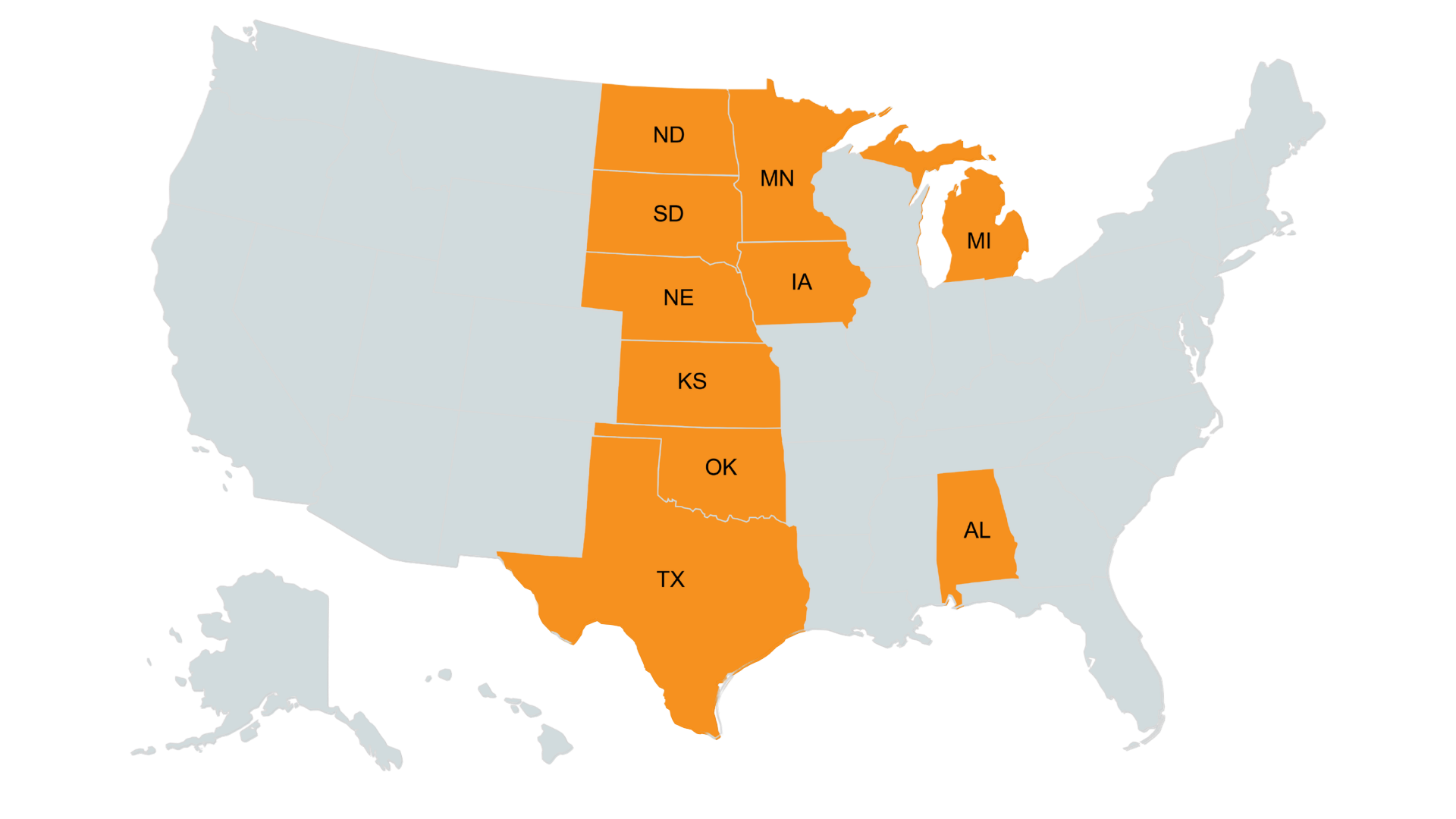 Mid-West Region Map